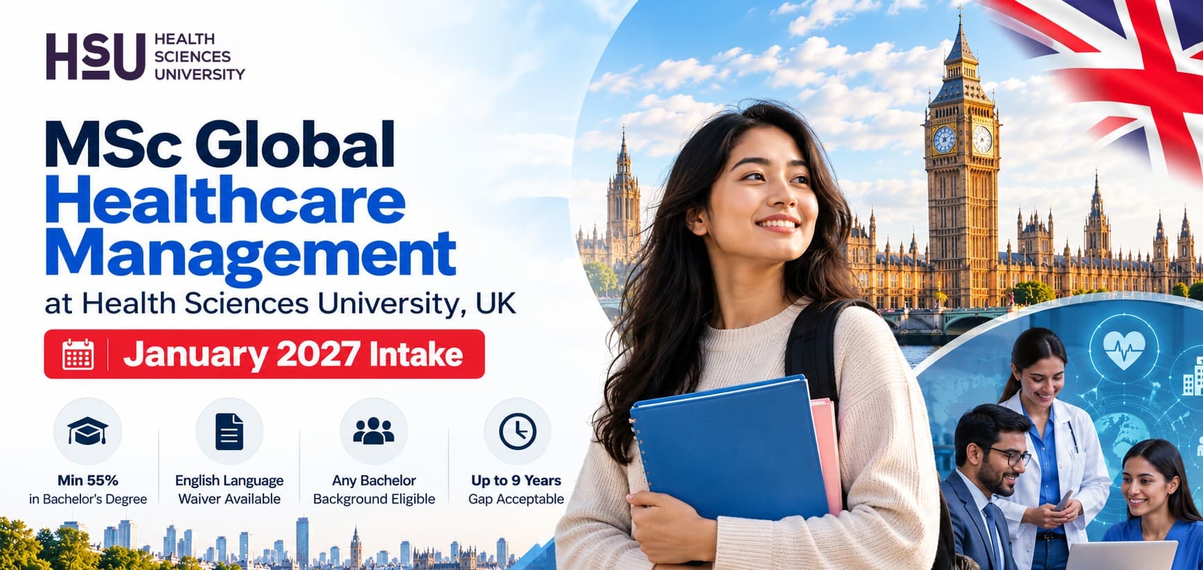 Logo of MSc Global Health Care Management program in UK
